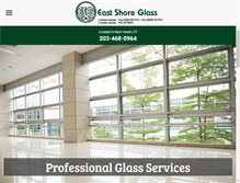 Tablet Screenshot of eastshoreglass.com